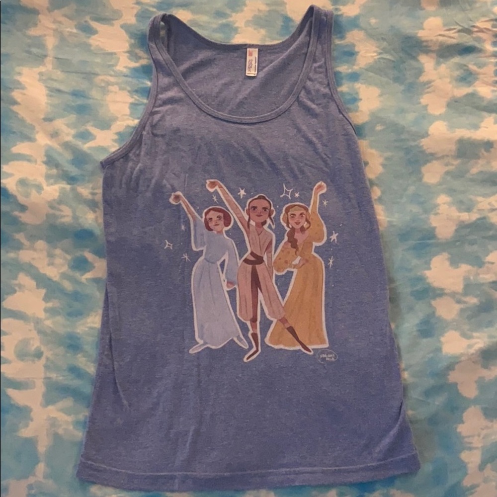 The Skywalker Sisters Tank American Apparel Size M